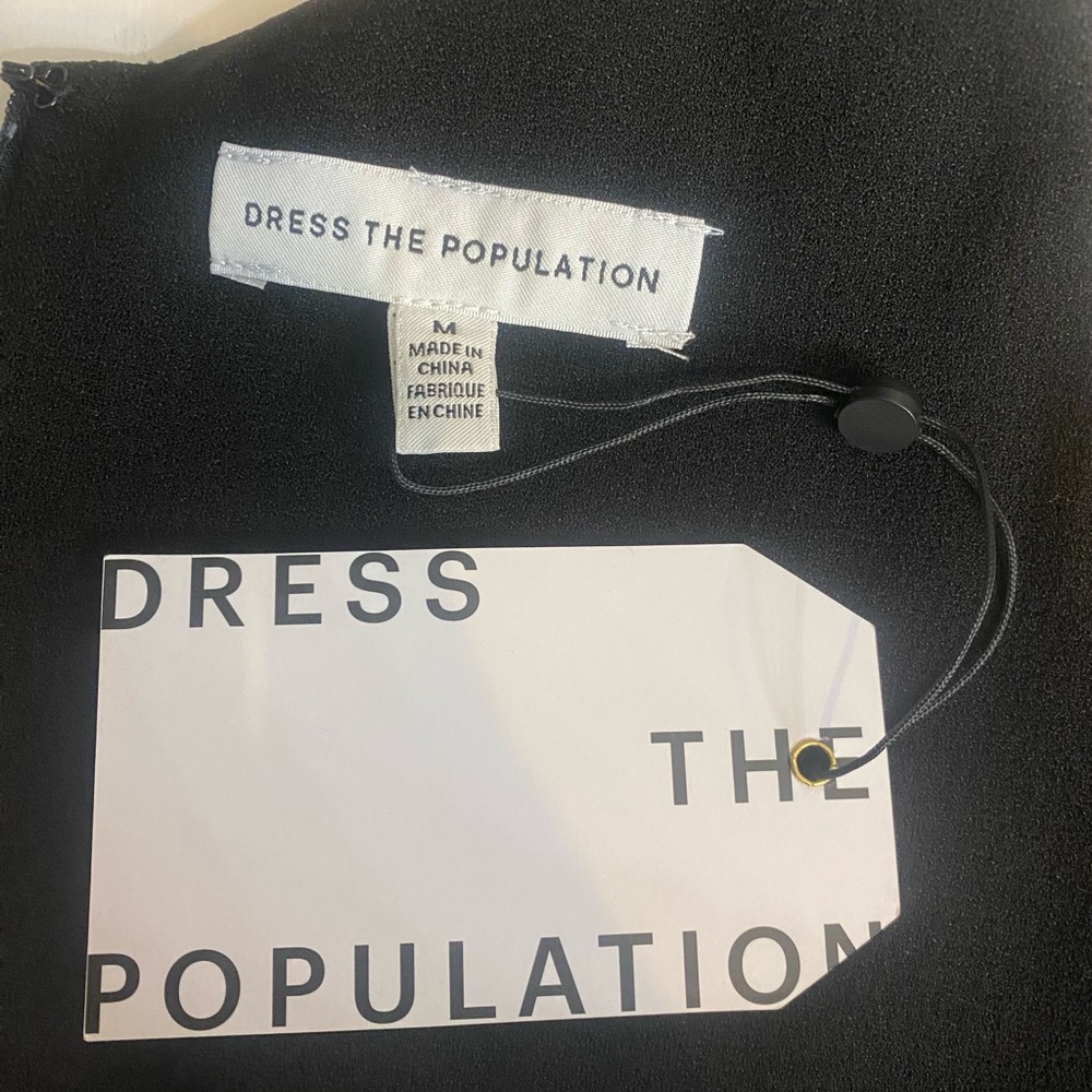 Dress the population black dress. - Picture 3 of 4